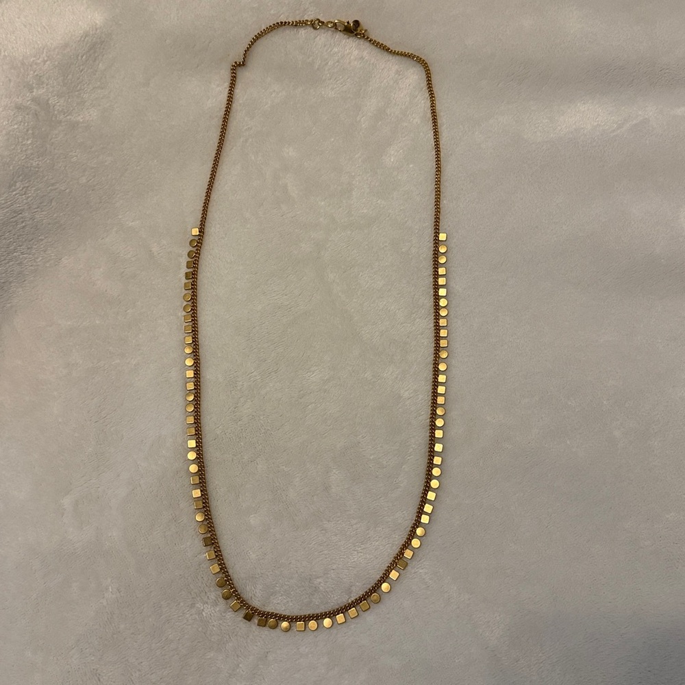Madewell Gold Disc Necklace